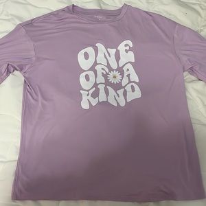 SHEIN Oversized Purple Tee